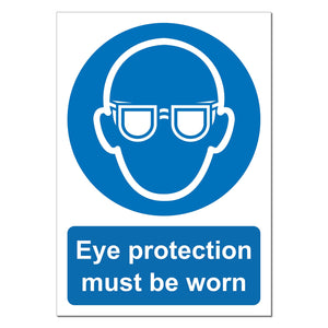 Eye Protection Safety Sign