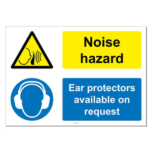 Caution Noise Hazard Safety Sign