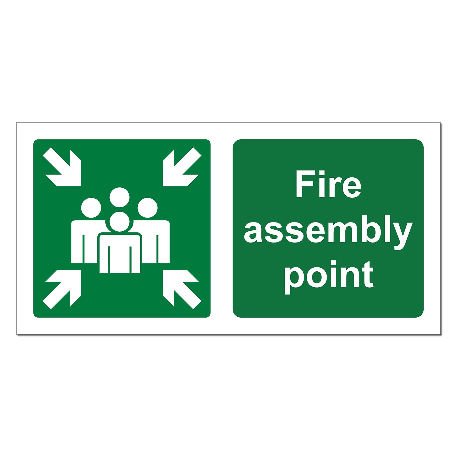 Fire Assembly Point Safety Sign – Make Safety Visible UK