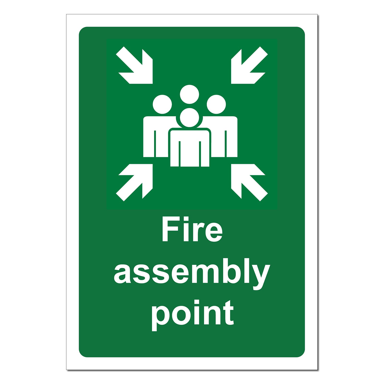 Emergency Assembly Point Safety Sign – Make Safety Visible UK