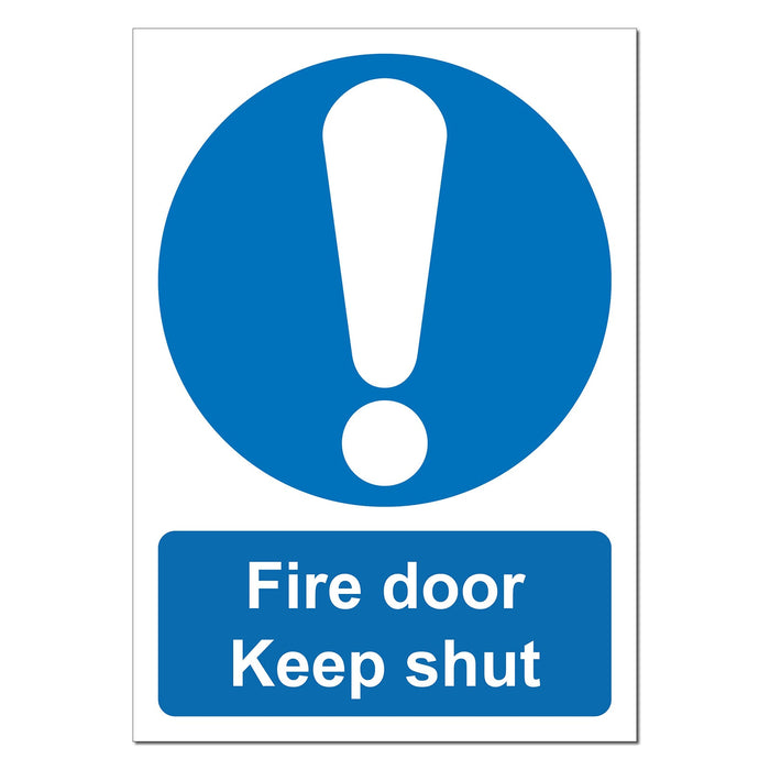 Fire Door Keep Shut Sign