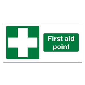 First Aid Point Safety Sign