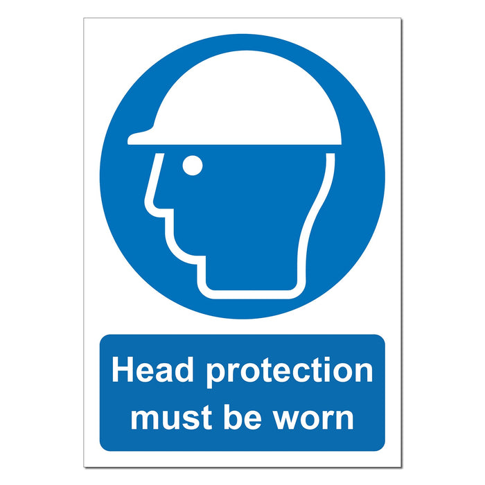 Head Protection Safety Sign