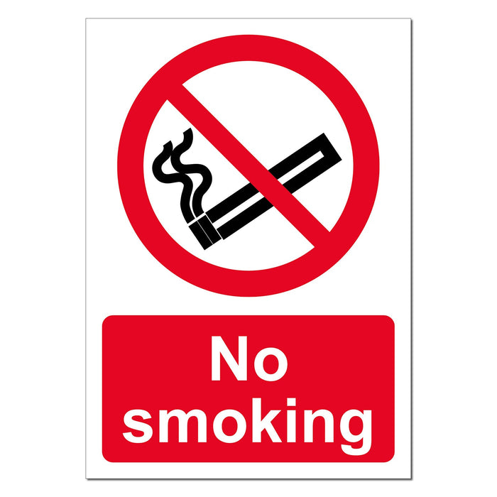 No Smoking Safety Sign