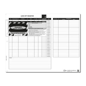 Lock Out Tag Out Register and Tags